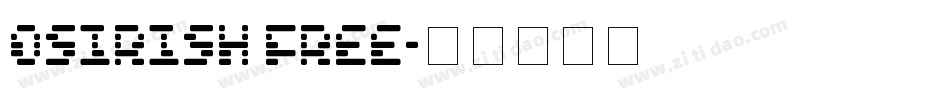 Osirish Free字体转换